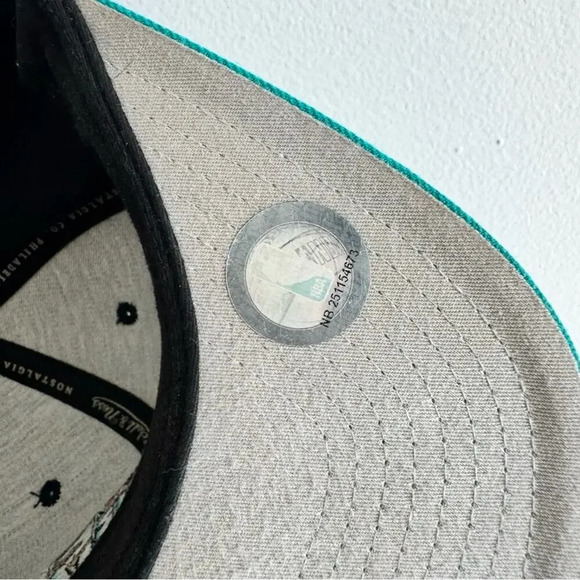 Vintage Vancouver Grizzlies NBA Basketball Logo 7 Adjustable Black/ Blue Hat Cap - Picture 10 of 12